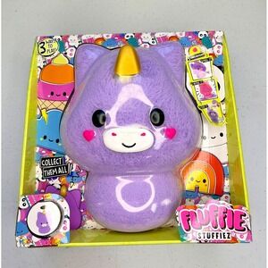 Fluffie Stuffiez Large Unicorn Plush Collectible Surprise Reveal Toy Animal New